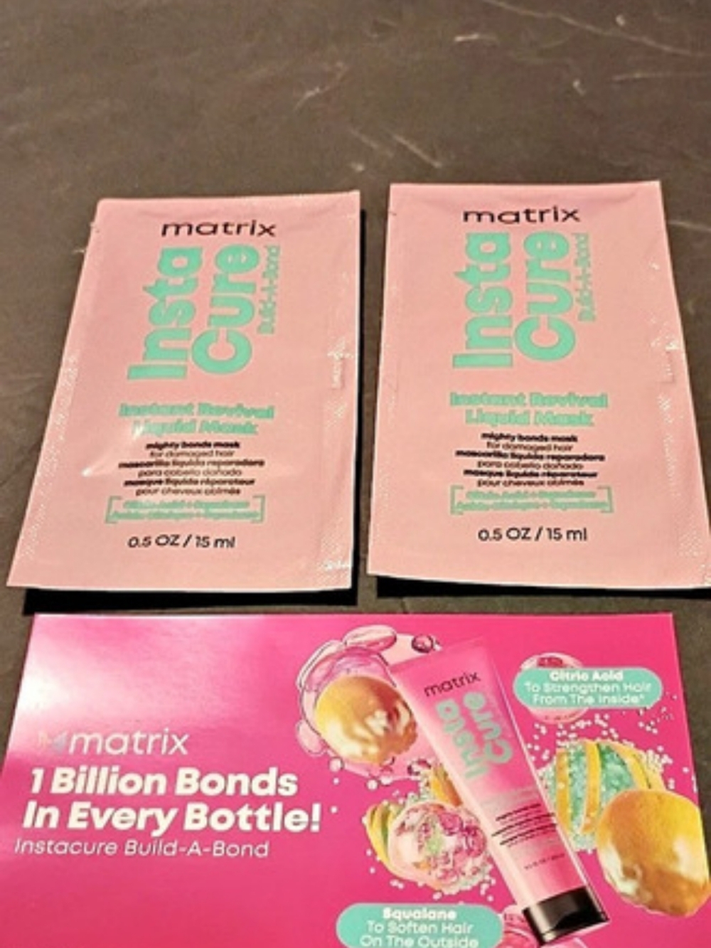 Matrix Instacure Build-Up Hair Treatment Sample Lot NWT